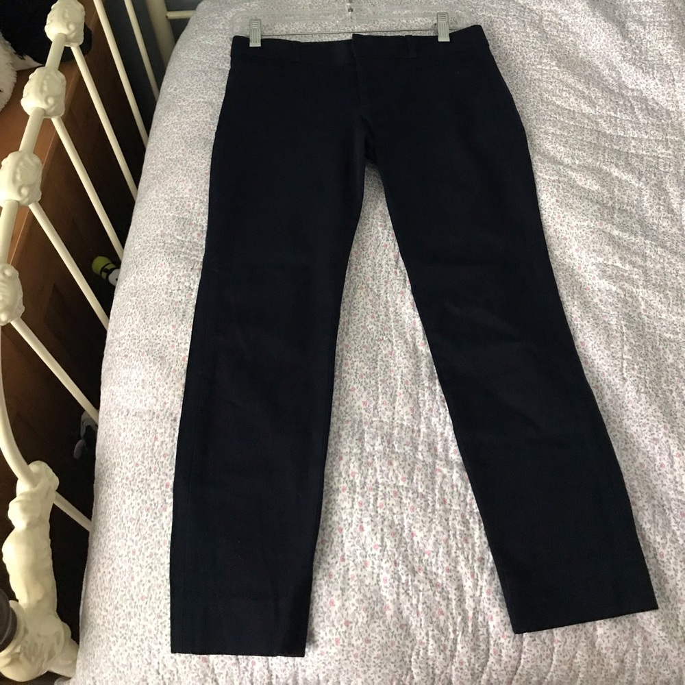 Petite Machine Washable Navy Blue Slacks